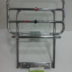 PORTAPACCHI POSTERIORE CROMATO FACO VESPA PX 125-150-200-STAR LML- CON RIBALTINA ART.0200/C - immagine 1