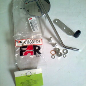 SPECCHIO RETROVISORE SIX VESPA50-125-PX-SPRINT TUTTI MODELLI C/STAFFA E ATTACCHI - immagine 1