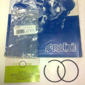 KIT FASCE ELASTICHE PER PISTONE E CILINDRO POLINI D.55,4 X 1,5 CR/INTERNO MODIF - immagine 1