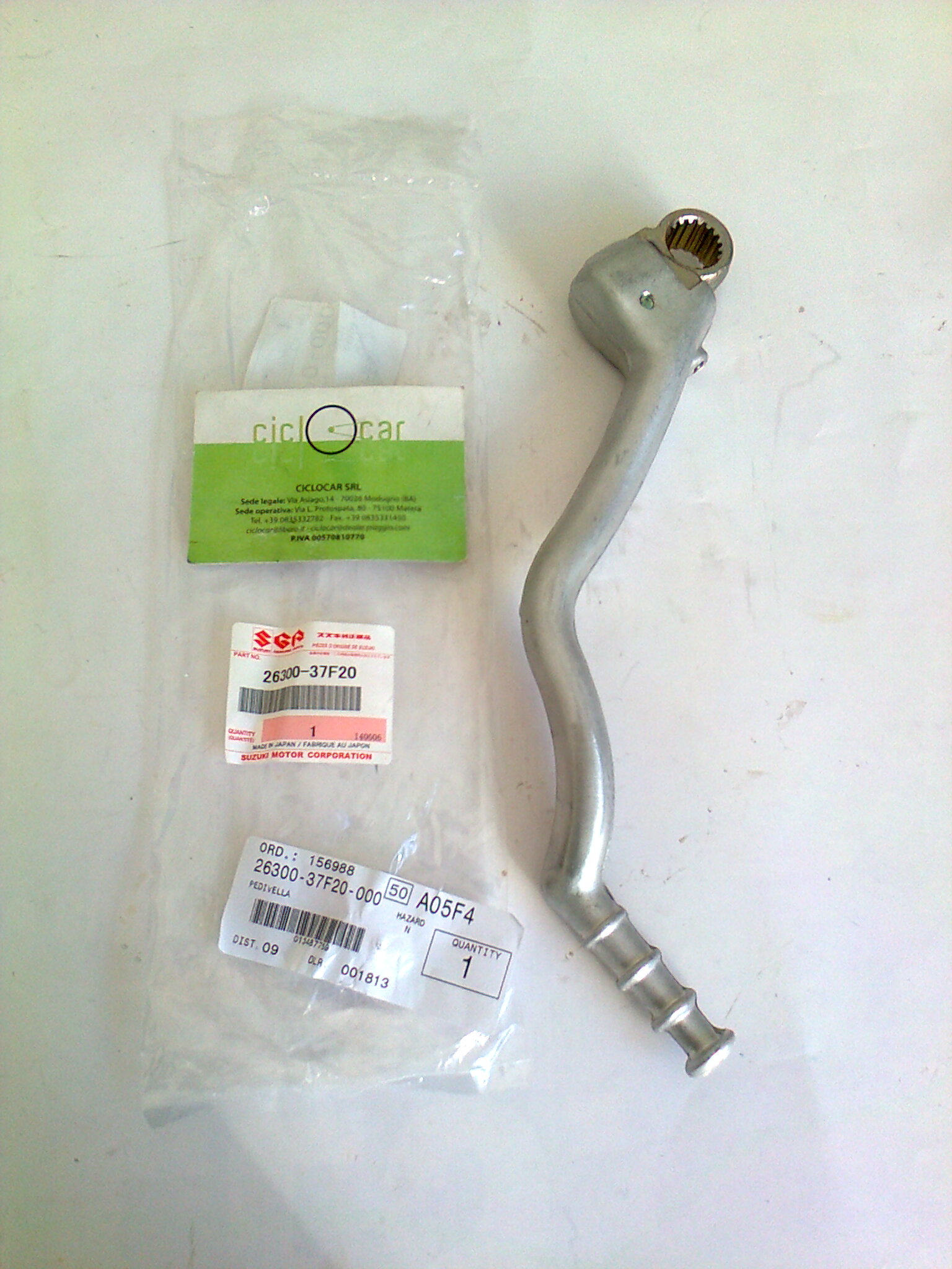 Leva Avviamento Pedale Moto/Scooter | Lega Alluminio | Universale | Argento - Foto 4