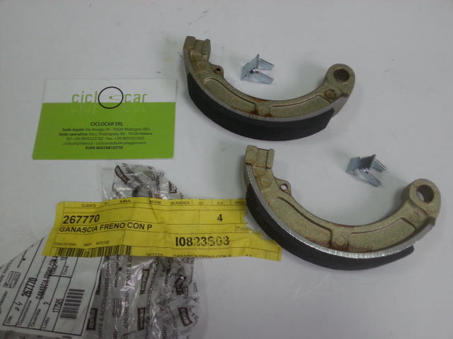 Coppia Ganasce Freno Anteriore Newfren Piaggio Vespa L N 50 Dal