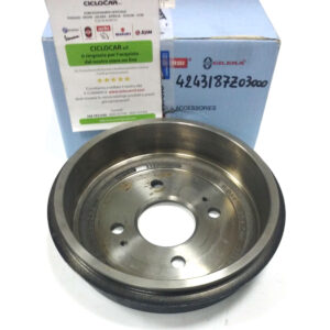 TAMBURO FRENO RUOTA POSTERIORE PIAGGIO PORTER DAL 1998 BZ-MULTITECH-VAN-PICK UP 4243187Z03000 - immagine 1