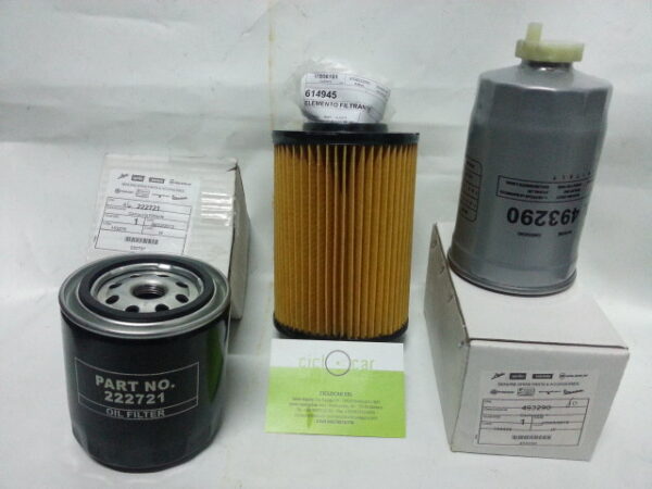 Kit tagliando orig. filtro aria + filtro olio + filtro nafta Ape 703 Dies  Liquid