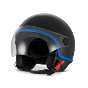 CASCO DEMI-JET ORIGINALE VESPA VISOR 4.0 NERO OPACO - GTS / GTV / PRIMAVERA