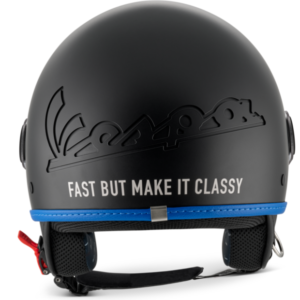 CASCO DEMI-JET ORIGINALE VESPA VISOR 4.0 NERO OPACO - GTS / GTV / PRIMAVERA
