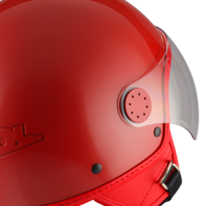 CASCO DEMI-JET ORIGINALE ORIGINALE VESPA VISOR 4.0 ROSSO RED -GTS/GTV/PRIMAVERA