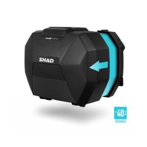VALIGIE LATERALI ESPANDIBILI SH38X CARBONIO