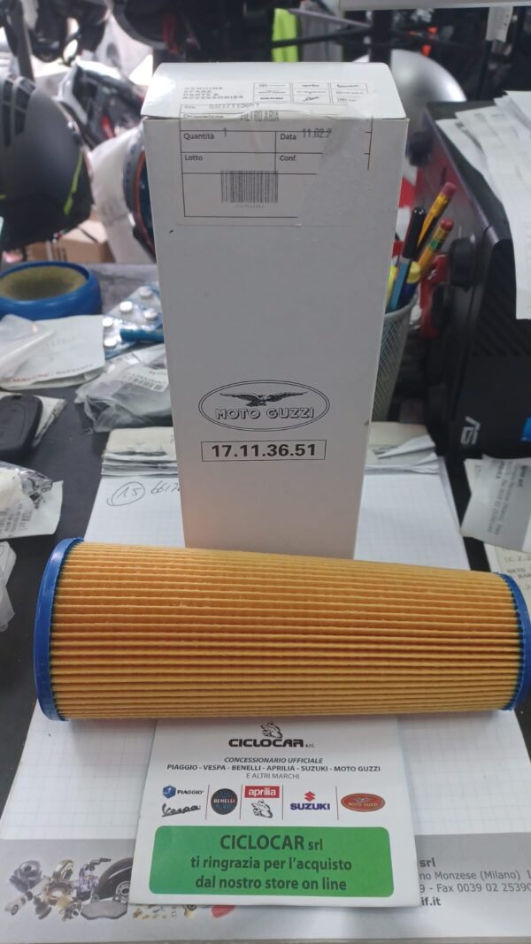 FILTRO ARIA ORIGINALE MOTO GUZZI art. GU17113651