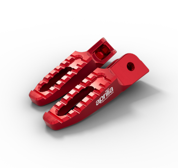 COPPIA KIT PEDANE PILOTA ORIGINALE RACING APRILIA RS 457 -ALLUMINIO art.2S002184