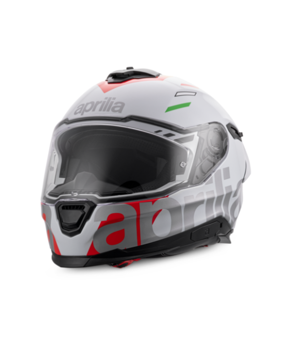CASCO INTEGRALE ORIGINALE APRILIA BIANCO OVERTAKE VISIERA PARASOLE -TUONO/RS/RSV4