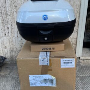 BAULETTO 37 LITRI PIAGGIO MP3 300/500 BIANCO ICEBERG 505/A PERLATO (2016-2022)