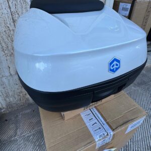 BAULETTO 37 LITRI PIAGGIO MP3 300/500 BIANCO ICEBERG 505/A PERLATO (2016-2022)