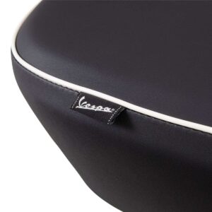 SELLA ORIGINALE VESPA SPRINT 50-125-150 (2014-2018) NERA CUCITURE BIANCHE