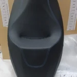 SELLA PIAGGIO BEVERLY POLICE 300 - 350 NERO OPACO 93/B - SELLA CON CUCITURE BLU