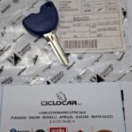 SBOZZATO CHIAVE GREZZA CON TRANSPONDER ORIGINALE VESPA GTS-SPRINT-PRIMAVERA-LX