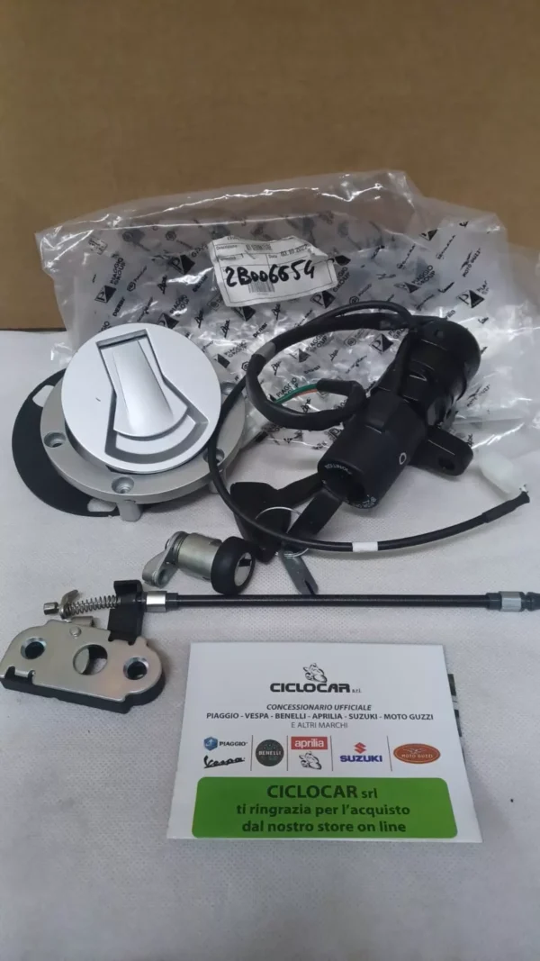 KIT SERRATURE APRILIA RS660 E TUONO 660 DAL 2020 SERRATURE COMPLETE - 2B013517