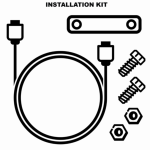 KIT INSTALLAZIONE FARETTI FENDINEBBIA A LED ORIGINALE APRILIA TUAREG 660 (2021-2022-2023-2024) - art. 2S001862