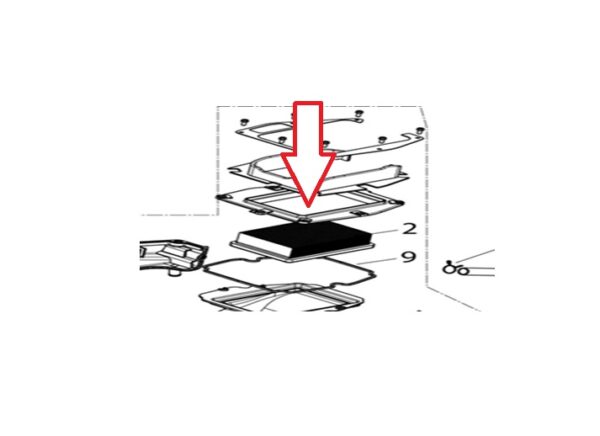 FILTRO ARIA ORIGINALE MBP MORBIDELLI C1002V -art. P031713AM610000