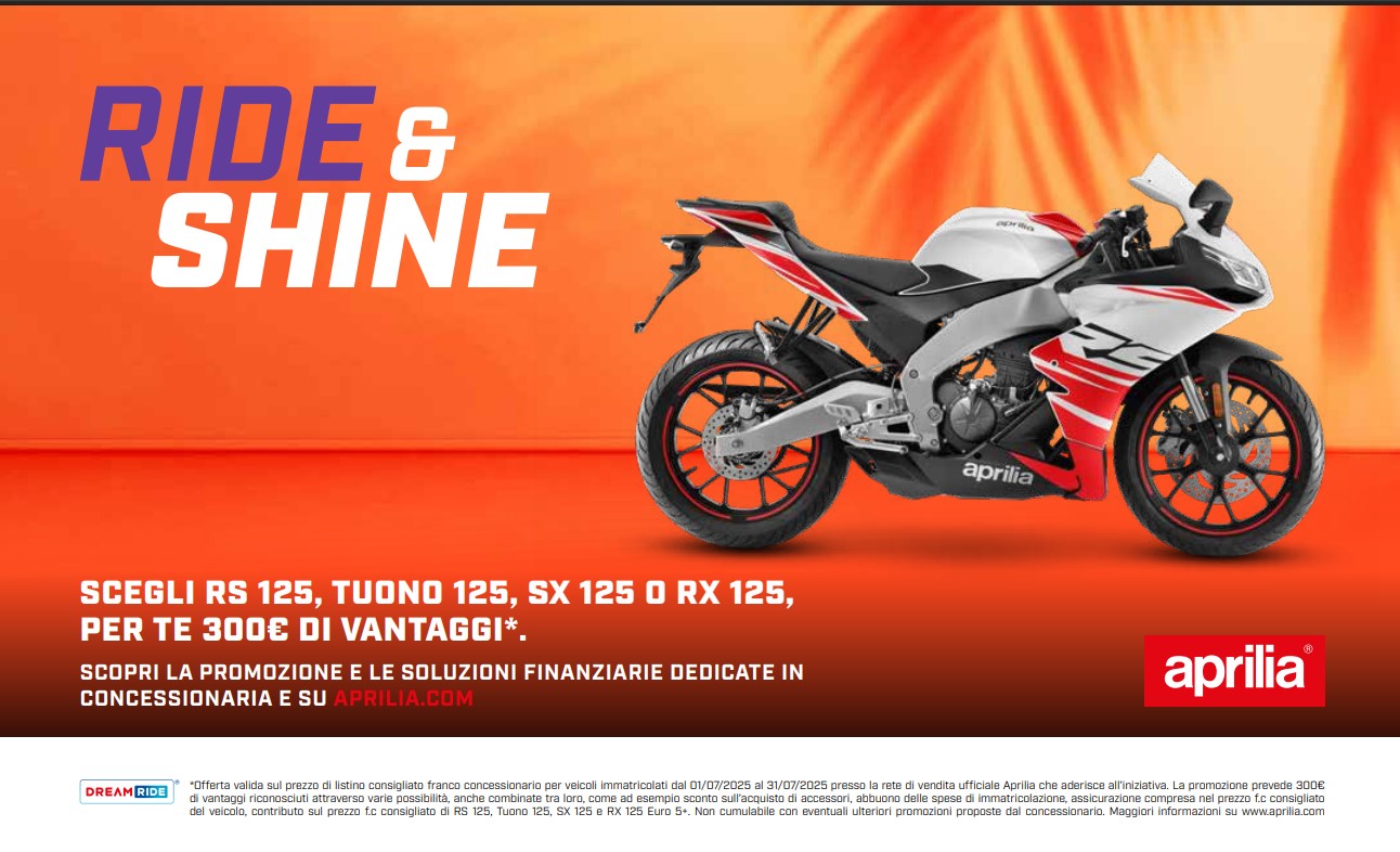 GAMMA APRILIA 125 LUGLIO