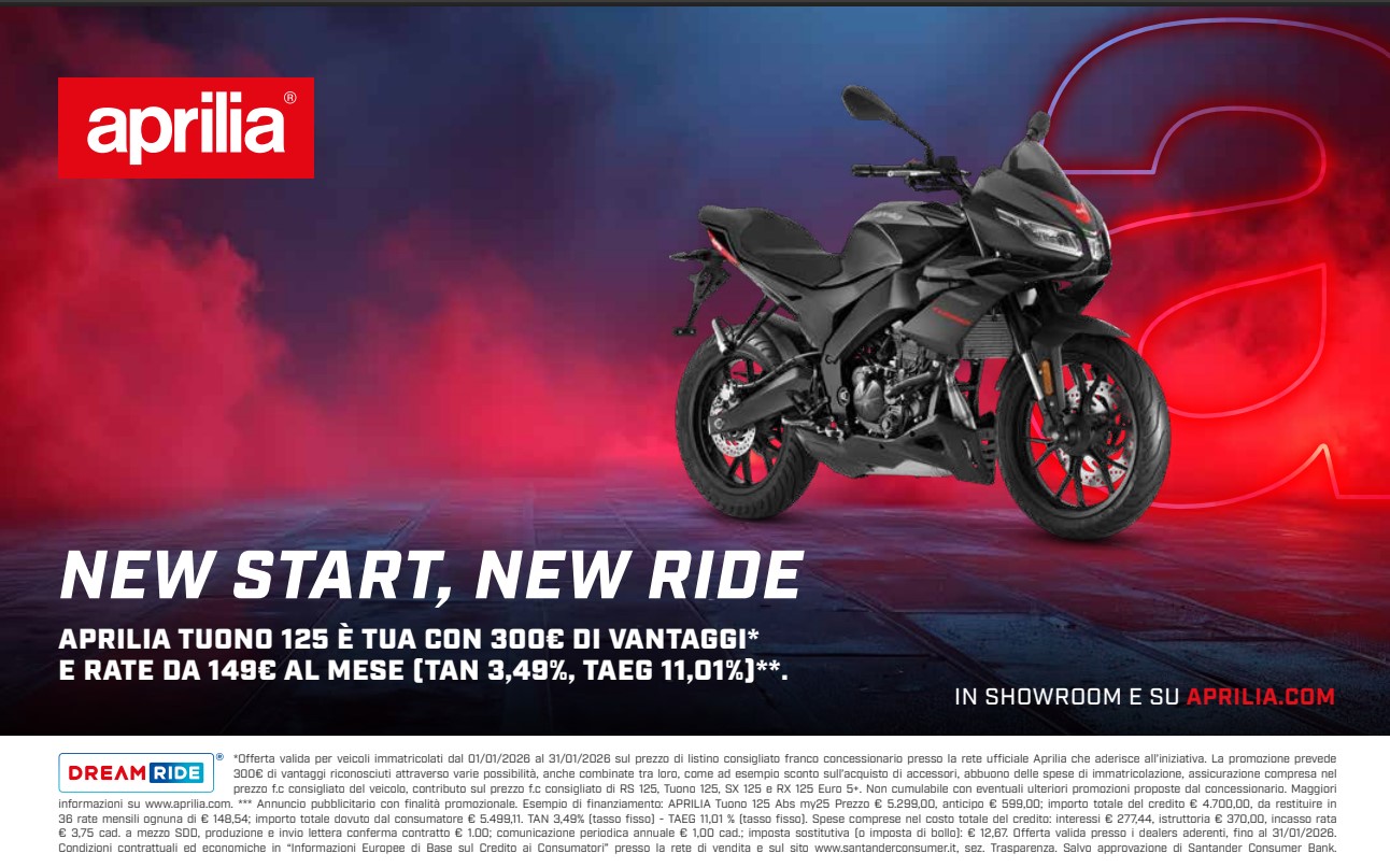 TUONO 125 GENNAIO