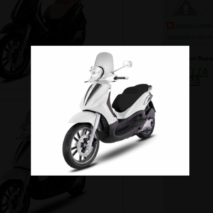 SCUDO ANTERIORE ORIGINAL PIAGGIO BEVERLY TOURER 125-300-400-500 BIANCO PERLA 566