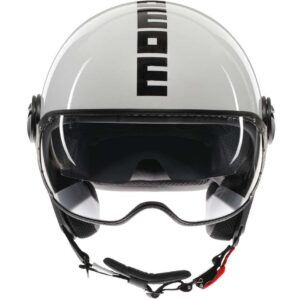 Casco Moto Jet Momo Design FGTR EVO Mono BIANCO lucido XS