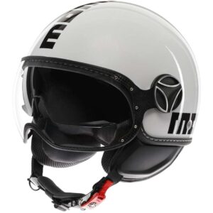 Casco Moto Jet Momo Design FGTR EVO Mono BIANCO lucido XL