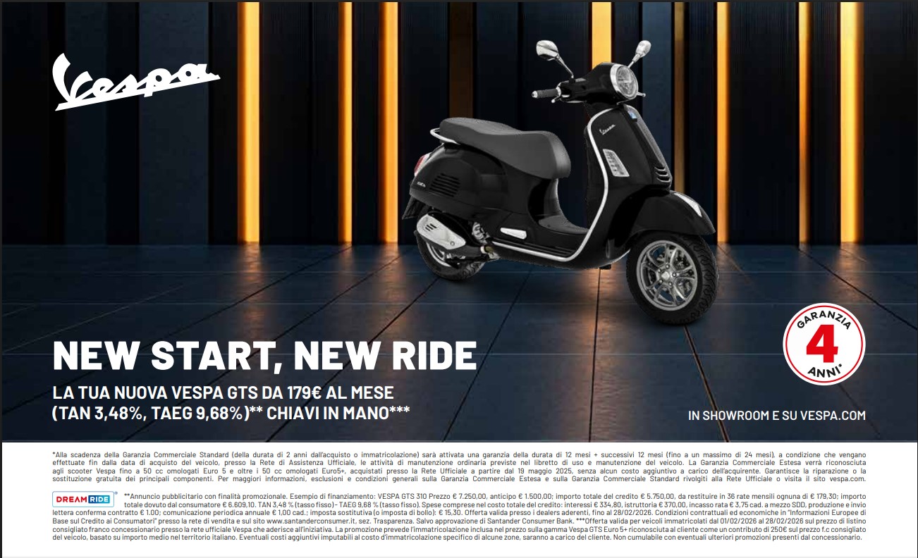 VESPA GTS FEBBRAIO