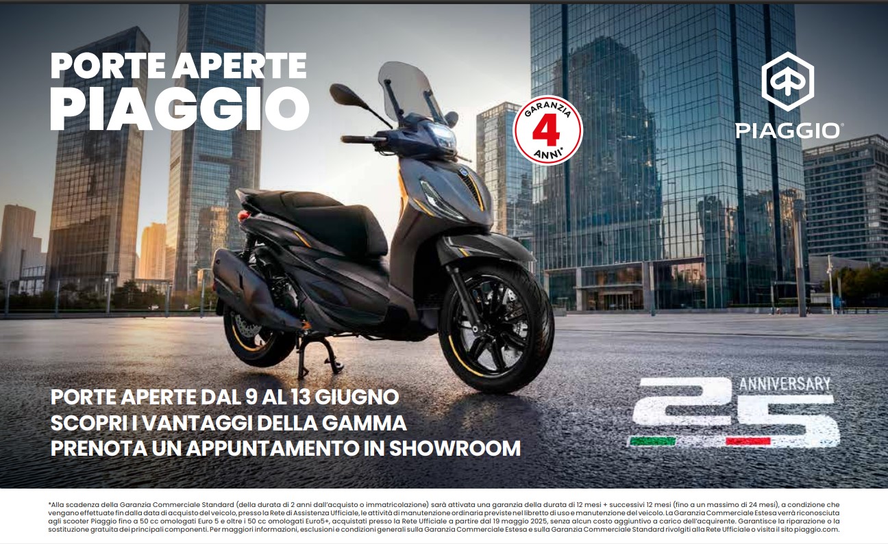 PORTE APERTE PIAGGIO GIUGNO